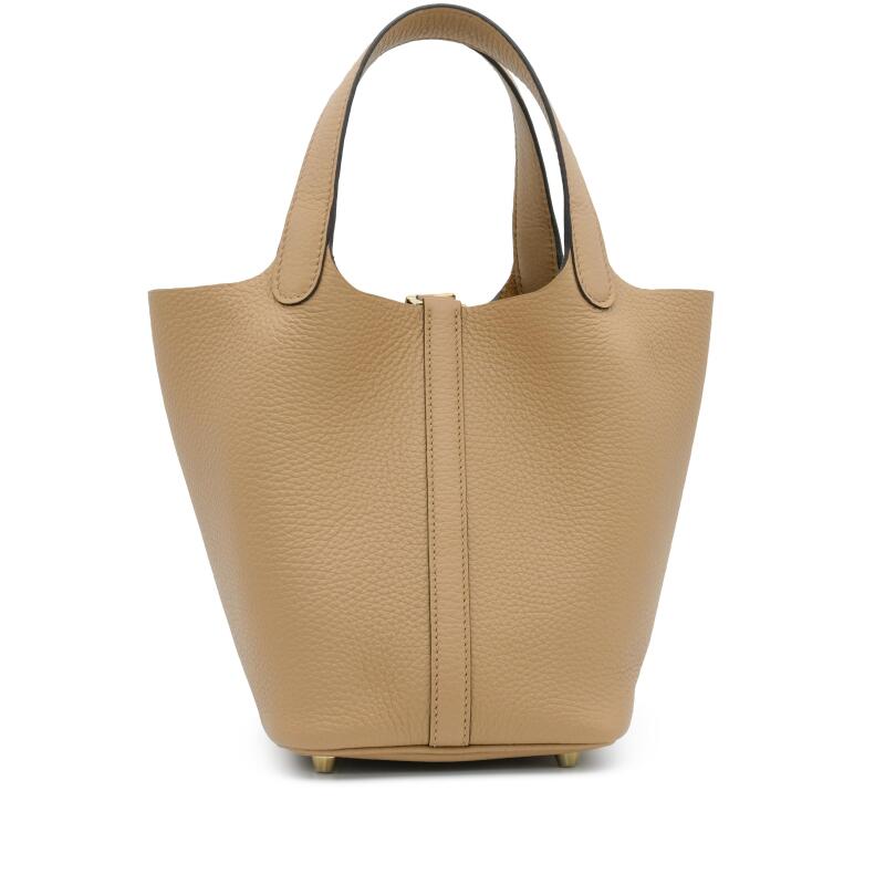 Hermès Chai Clemence Picotin Lock 18 Gold Hardware - Image 4